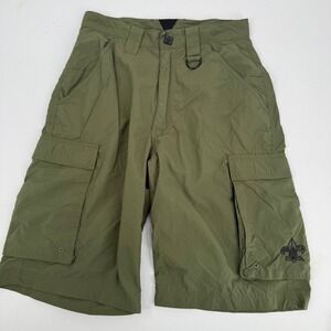 Boy Scouts of America Centennial Uniform Shorts Olive Green Supplex Nylon XS Men